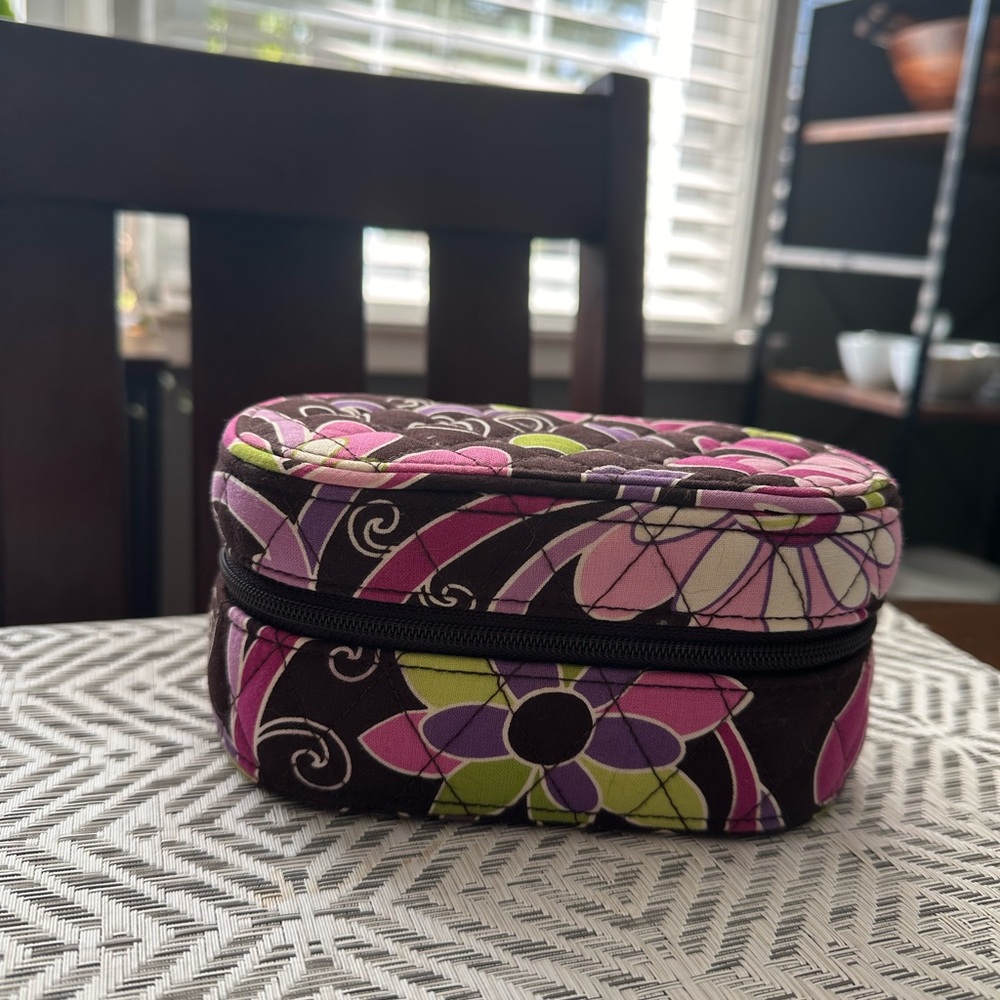 Purple Punch Vera Bradley traveling jewelry box
